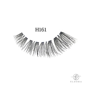 Eldora H161 Human Hair False Lashes ripset